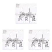 3x 3pc Disney Thumper Print Bathtime Soft Washcloths Infant/Baby Nursery Decor