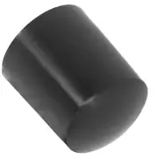 200x BLACK Safety Round Star Picket Caps Fencing Y Steel Post Cap 200 Pack