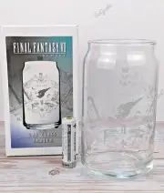 Final Fantasy VII Remake Emblem Beer Can Glass 12oz Yoshitaka Amano