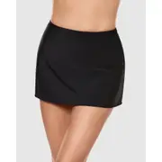 Miraclesuit Swim Separates Skirted Shaping Bikini Bottoms-Black
