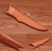 knife blade sheath dagger sword scabbard case bag cow leather brown Z1037