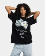 [Goat Crew] Goat Crew Paper Chasers T-shirt Black - Size S S Black