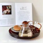 【SEE✿ FLOWER】北歐茶壺INS風簡約透明玻璃高硼硅耐熱茶具琥珀茶杯套裝 英式輕奢下午茶茶具 現代簡約北歐風格水