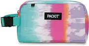 PACKIT Freezable Snack Box - Convenient Portable Container for Fresh Snacks, Cooler Bag Pouch for Food Storage On-The-Go - Long-Lasting Coolness (Tie Dye Sorbet)