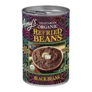 Organic Refried Black Beans 15.4 Oz(Case Of 12) By Amys
