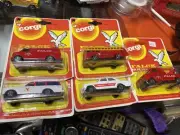CORGI Falck Danish Rescue Corps Mercedes Ambulance Wrecker Firetruck Van Moc