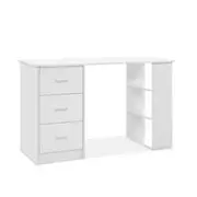 Artiss Computer Desk Drawer Shelf Cabinet White 12
