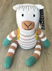 Pottery Barn Modern Baby Traveling Alpaca Big Buddy Plush Finn Emma Organic Yarn