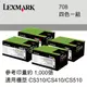 Lexmark 四色一組 原廠碳粉匣 708C/708M/708Y/708K 適用 CS310n/CS310dn/CS410dn/CS510de