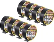 uxcell 8 Pcs 2" x15' Butyl Joist Tape for Decking Self-Adhesive Flashing Tape, Black