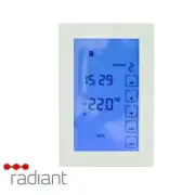 Radiant Dual Purpose Timer/Thermostat - Vertical - Black