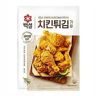 《 Chara 微百貨 》 韓國 CJ 韓式 炸雞 炸雞粉 糖醋醬 韓味 餐廳級 預拌粉 團購 酥炸粉 1公斤 簡易