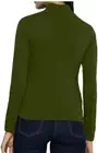 New Ladies Turtle Neck Long Sleeved Stretch Plain Polo Top Womens Jumper – Casua