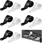 Frienda 12 Pieces Car Visor Sunglasses Holder Car Visor Clip Sunglasses Visor Clip Vehicle Sunglasses Holder Visor Pen Holder Multipurpose Car Vehicle Visor Accessories for Glasses Card Pen Ticket