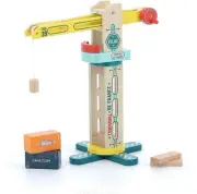 Vilac Wooden Toy Crane with Magnetic Connections-Vilacity Crane Docker -New