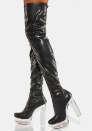 [Lemon Drop by Privileged] Pearl Platform Boots