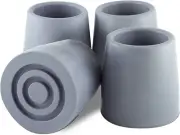 Puntas Esenciales Andadores Banos Gris 1pulgadas NegroGris Cada paquete incluye