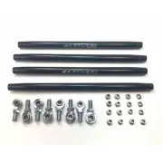 BLACK Billet Radius Rod Chromoly Heim USA Made Polaris RZR XP900 XP4 900 2011-13
