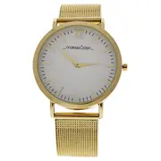 AO-130 Distrig - Gold Stainless Steel Mesh Bracelet Watch by Andreas Osten for Women - 1 Pc Watch