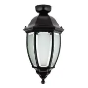 Brilliant Black Cambridge DIY Ceiling Mount Coach Light