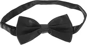 [Healeved] Men Double Bow Tie Pre Tied Solid Accessory for Weddings Elevate Your Formal Look with Fashionable Bowties for Special Occasions