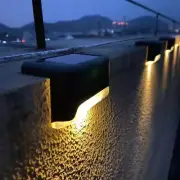 LED Solar Stair Light Waterproof Wall Light Outdoor Garden Landscape Light
