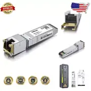 Reliable SFP+ to RJ45 Transceiver, CAT.6a, Compatible with Ubiquiti & Netgear