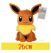 Eevee Poke-mon Plush Stuffed Doll Soft Toy Kids Cute Birthday Gifts 25cm