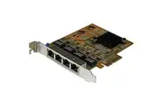 StarTech Quad-Port PCIe Gigabit Network Interface Card (NIC) [ST1000SPEX43]