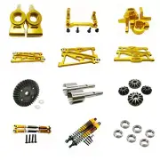 For Rc 1/10 Himoto E10MTL E10MT E10BP Car aluminum Metal Upgrade Parts yellow