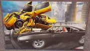 Fast & Furious Dom vs Bumblebee Glossy Art Print 11 x 17 In Hard Plastic Sleeve