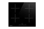 EuroChef 60cm 4 Zone Induction Cooktop, 6800W Electric, Touch Controls