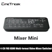 CineTreak Mixer Mini 4-CH HDMI Live Streaming Video Swithcer Multiview Recording