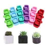 Square Silicone Flowerpot Mold DIY Concrete Planter Cement Succulent Pot Mol/IL