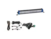 Kings 20" Double Row Light Bar 11,010 Lumens - 1 Lux @ 545 m IP67 + Plug N Play Wiring Harness Kit + 2m Lighting Extension Cable