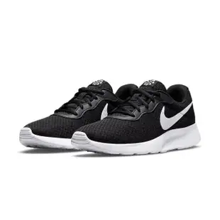 【NIKE 耐吉】Tanjun 女鞋 黑白色 輕量 透氣 網布 環保理念 休閒鞋 DJ6257-004