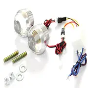 RSZ Motorcycle LED Running Decoration Flashing Lights Fog Lamp 33 WHITE