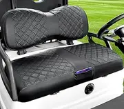 MOSNAI Yamaha Golf Cart Front Seat Cover for Drive G29 2007-2016 OEM Ordinary Seat Cushion,Concave and Convex Design Appearance, Thick Vinyl Leather Comfortable/Breathable