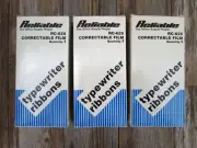 NEW Lot 3 Reliable RC-625 Correctable Film Typewriter Ribbons 5/8" Selectric IBM