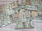 Lot of 3 Stamperia Voyages Fantastiques Paper Pads Scrapbook Junk Journals