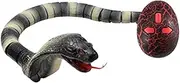 Remote Control Snake Toy - Snake Trick Toy | Pool Toys Realistic Rc Snake | Tricky Pranks Toy Fake Snake | Long Rechargeable Remote Control Snake | Joke Prank Trick Toy for Traveling, Parties