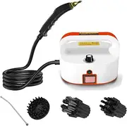 High Temperature Steam Cleaning Machine, Portable Steam Cleaner with 3 Brush Accessory Set, High Pressure Car Steamer with Nozzle, for Bed Bugs, Couch, Windows, Furniture, Kitchen, Bathroom, Grout