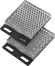 LALAFINA 2pcs Photoelectric Sensor Reflector Panel Photoelectric Sensor Component Retro Reflective Grating High Reflective Effect