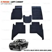 For Isuzu D-Max V-Cross Hi-Lander 2012 '19 LHD Rubber 3D Floor Mat Carpets