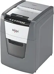 Rexel Optimum Auto Feed+ 100 Sheet Automatic Cross Cut Paper Shredder, P-4 Security, Home/Home Office, 34 Litre Removable Bin, 2020100XAU, Black