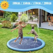 200cm Sprinkler Play Mat Inflatable Water Spray Toy Dog Pool Beach Splash Pad