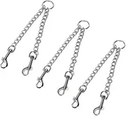 HAPINARY Pet Rope Dog Walking Lead Leash 3pcs Double-Ended Hauling Cable Iron Chain for Dog Pulling Traction