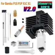 Hotend Assembly Hotend Nozzle Kit For Bambu Lab X1/X1C/P1P/P1S 3D Printer Parts