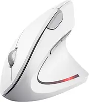 Trust Verto Wireless Vertical Mouse, Wireless Ergonomic Mouse, Prevention Against Mouse Arm/Tennis Elbow (RSI Syndrome), 800-1600 DPI, Wireless Mouse for Right-Handed Users, PC, Laptop, Mac, with