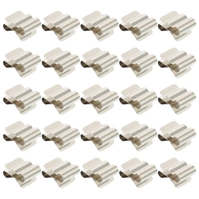50 Pcs Cable Fixing Solar Panel Wire Clip Trailer Frame Clamps Module Boat